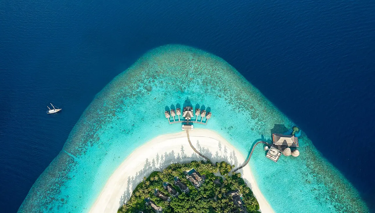 Maldives resort island