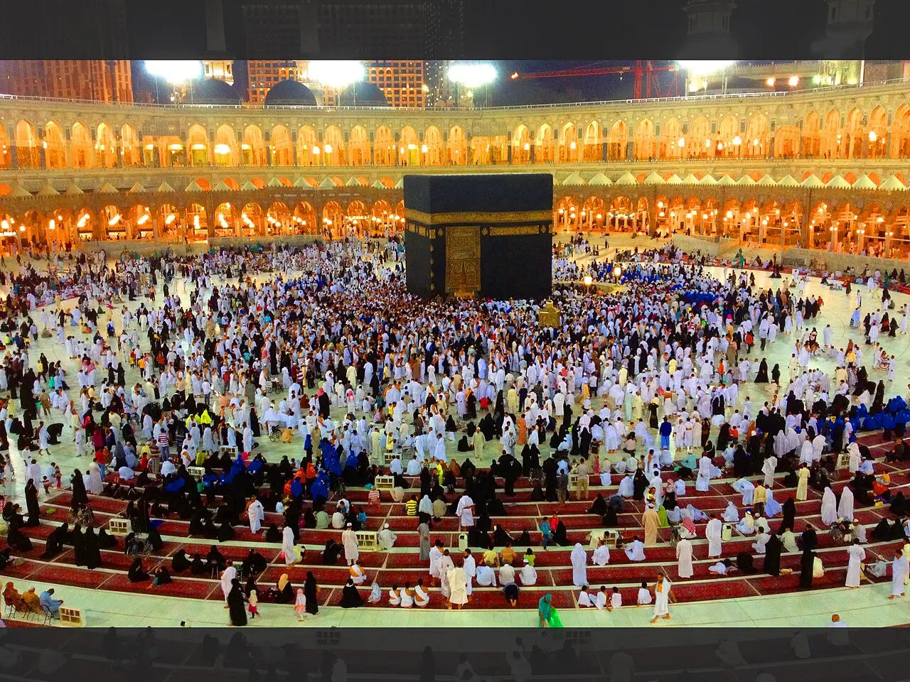 Night tawaf at Masjid al-Haram, Makkah